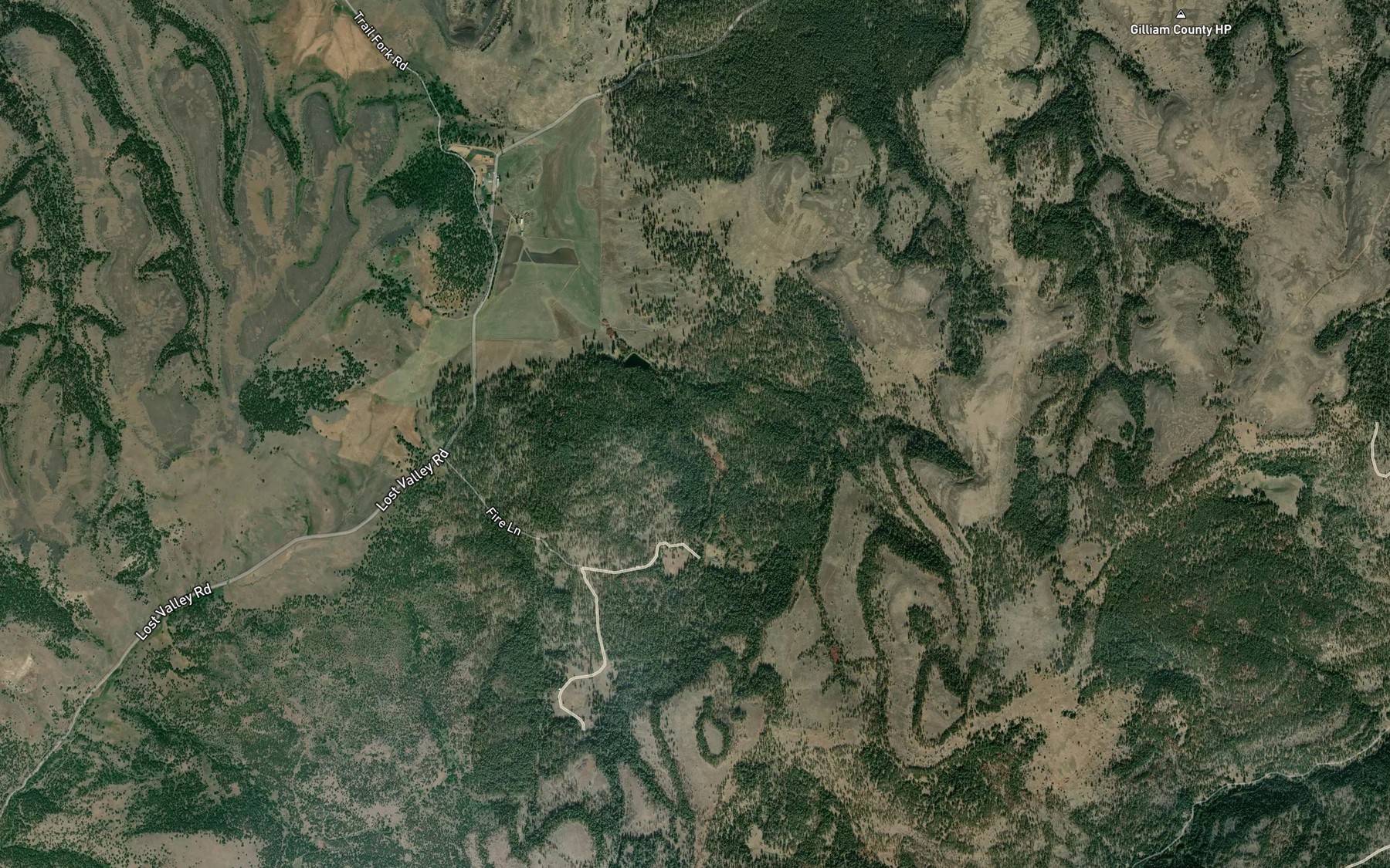 Satellite map of the Big Spring