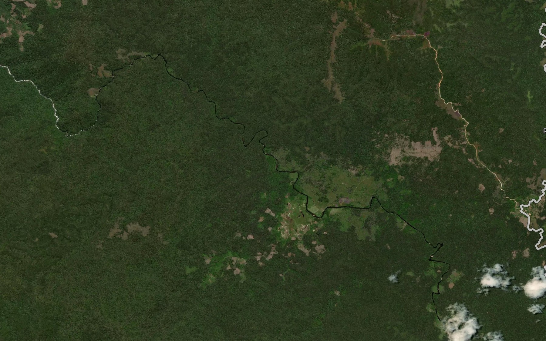 Satellite map of the Salu Borong