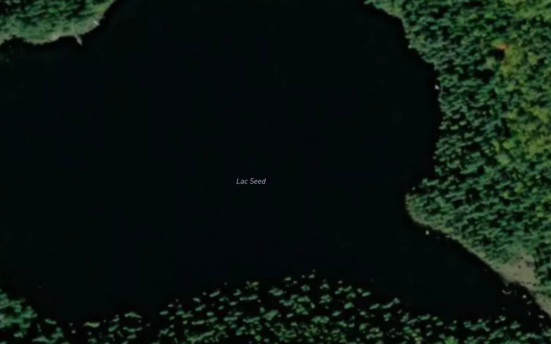 Satellite map of the Lac Seed