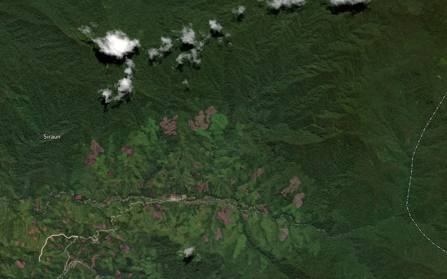 Satellite map of the Salu Pumbalaan