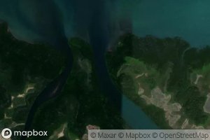Satellite map of the Hunter Inlet