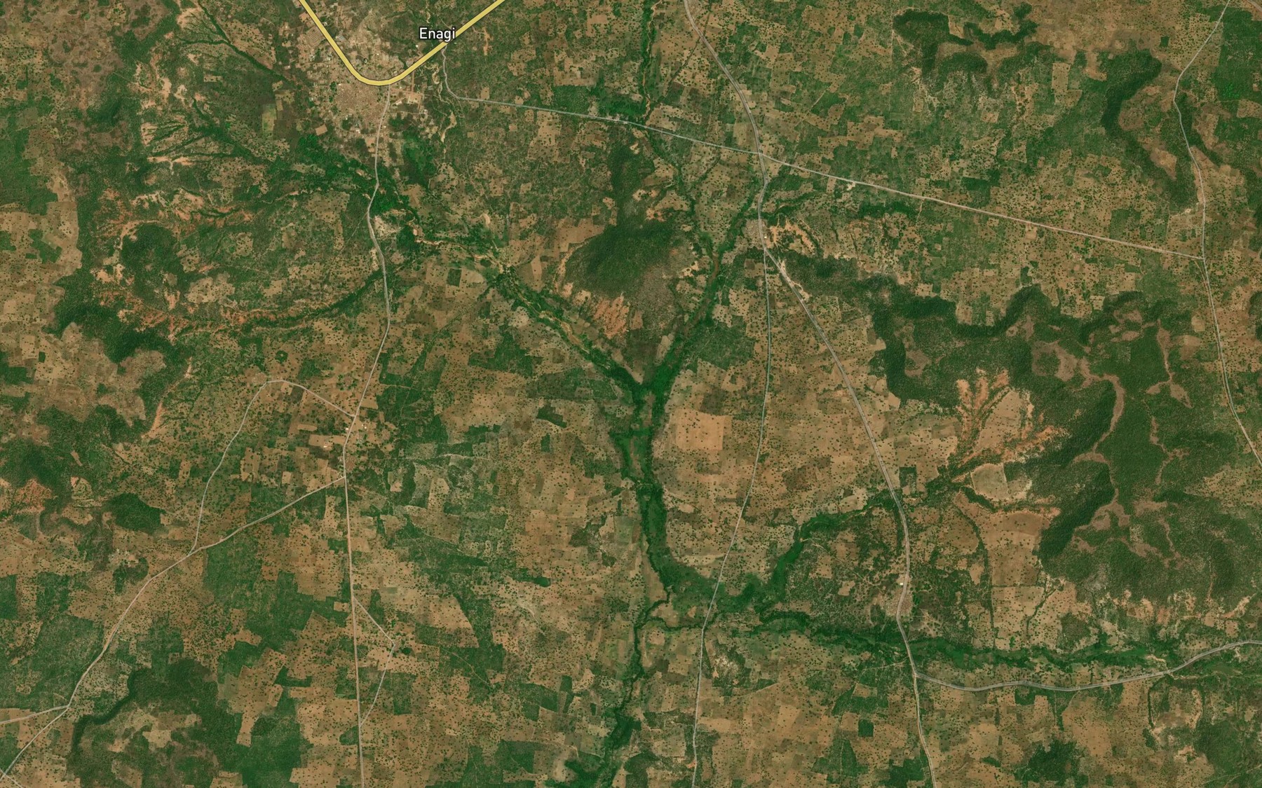 Satellite map of the River Yiko