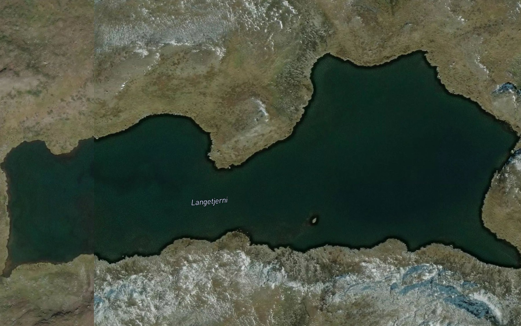 Satellite map of the Langetjerni