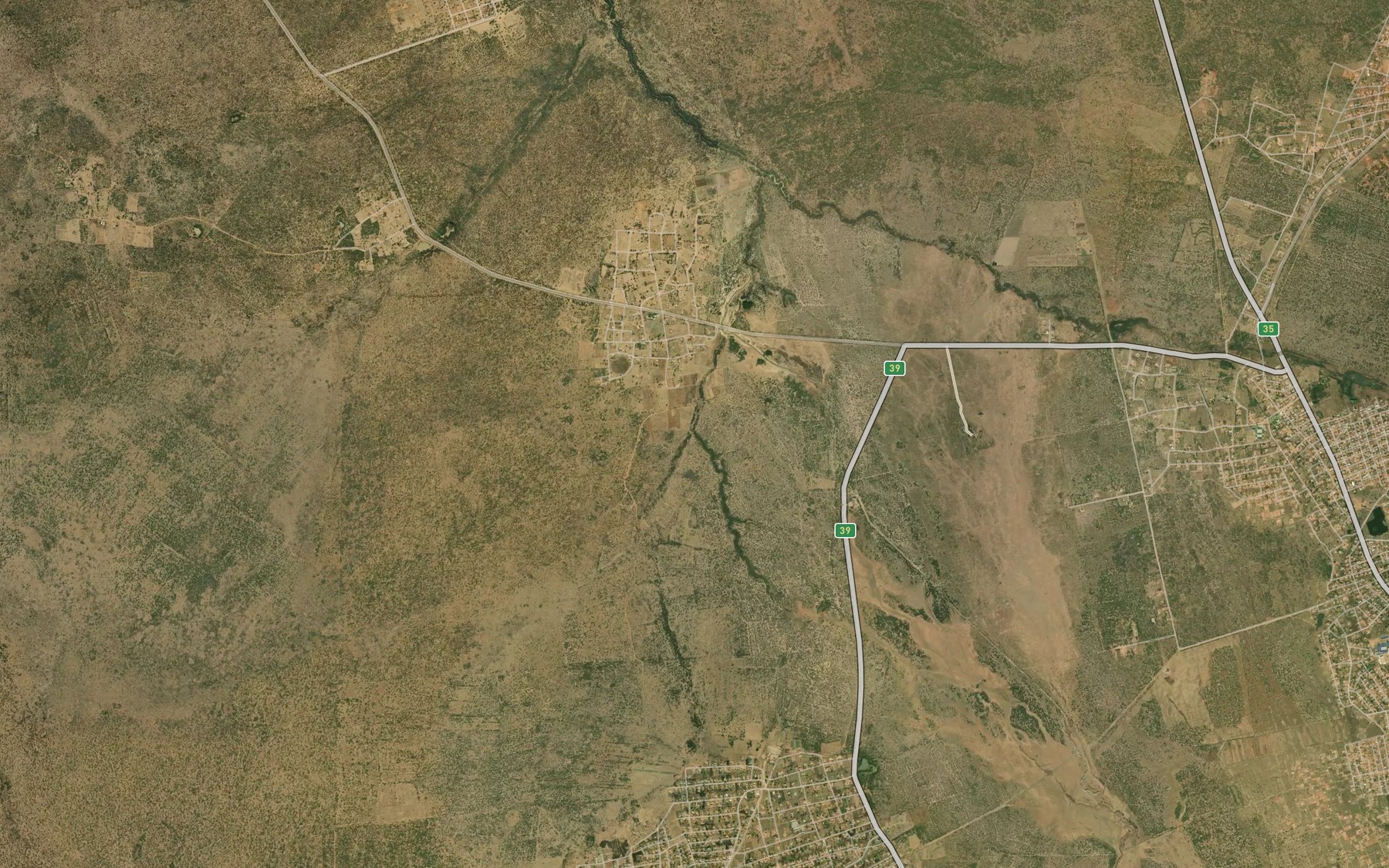 Satellite map of the Soutpanspruit