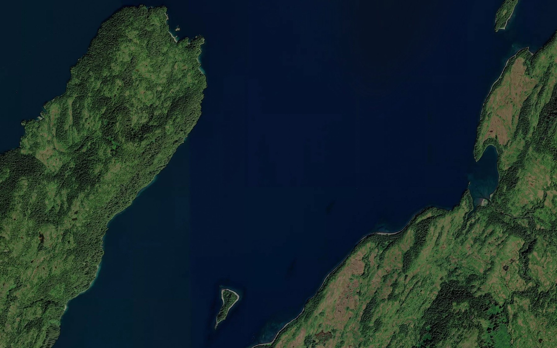Satellite map of the Latouche Passage
