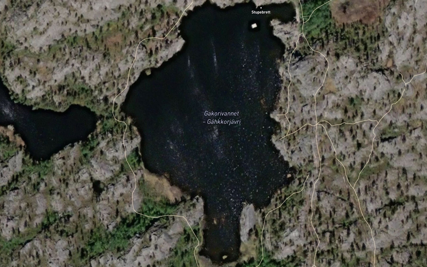 Satellite map of the Gakorivannet