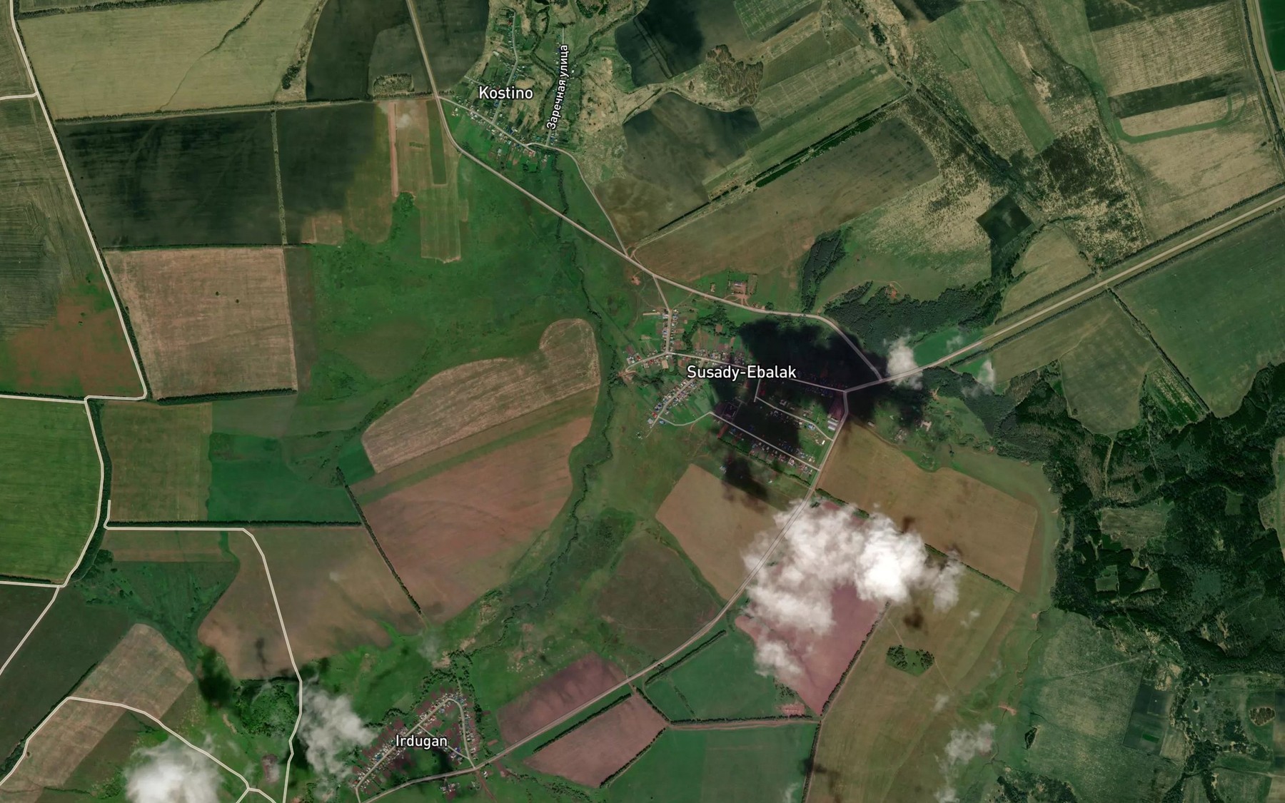 Satellite map of the Arian