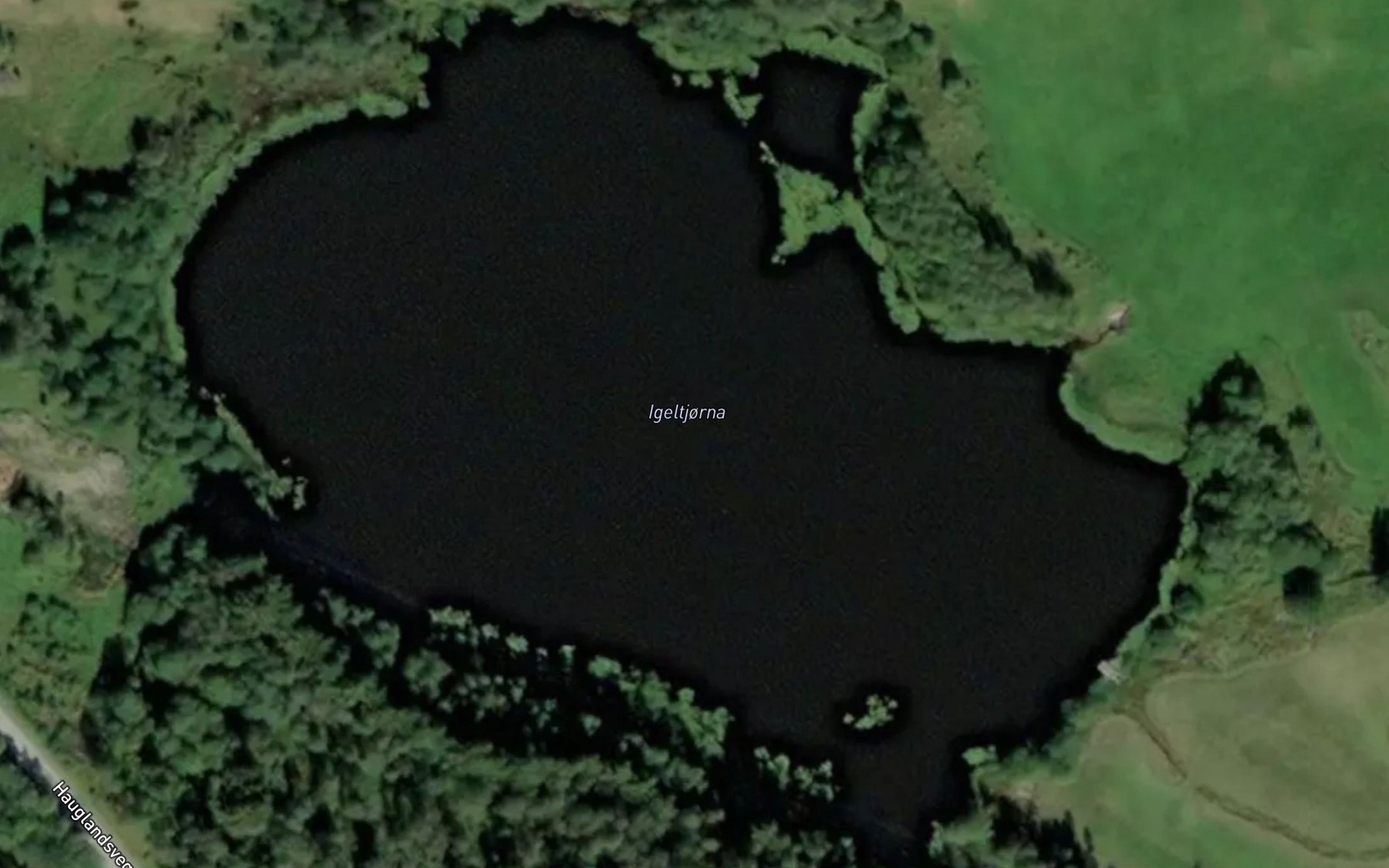 Satellite map of the Igeltjorna