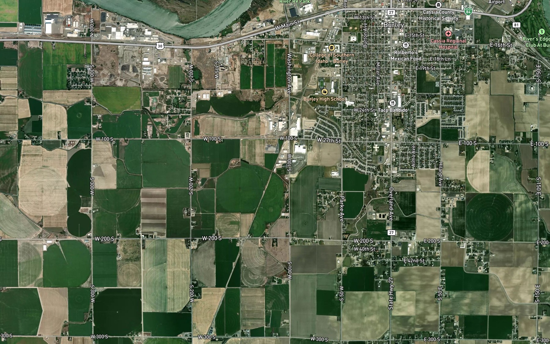 Satellite map of the H 26 H Lateral