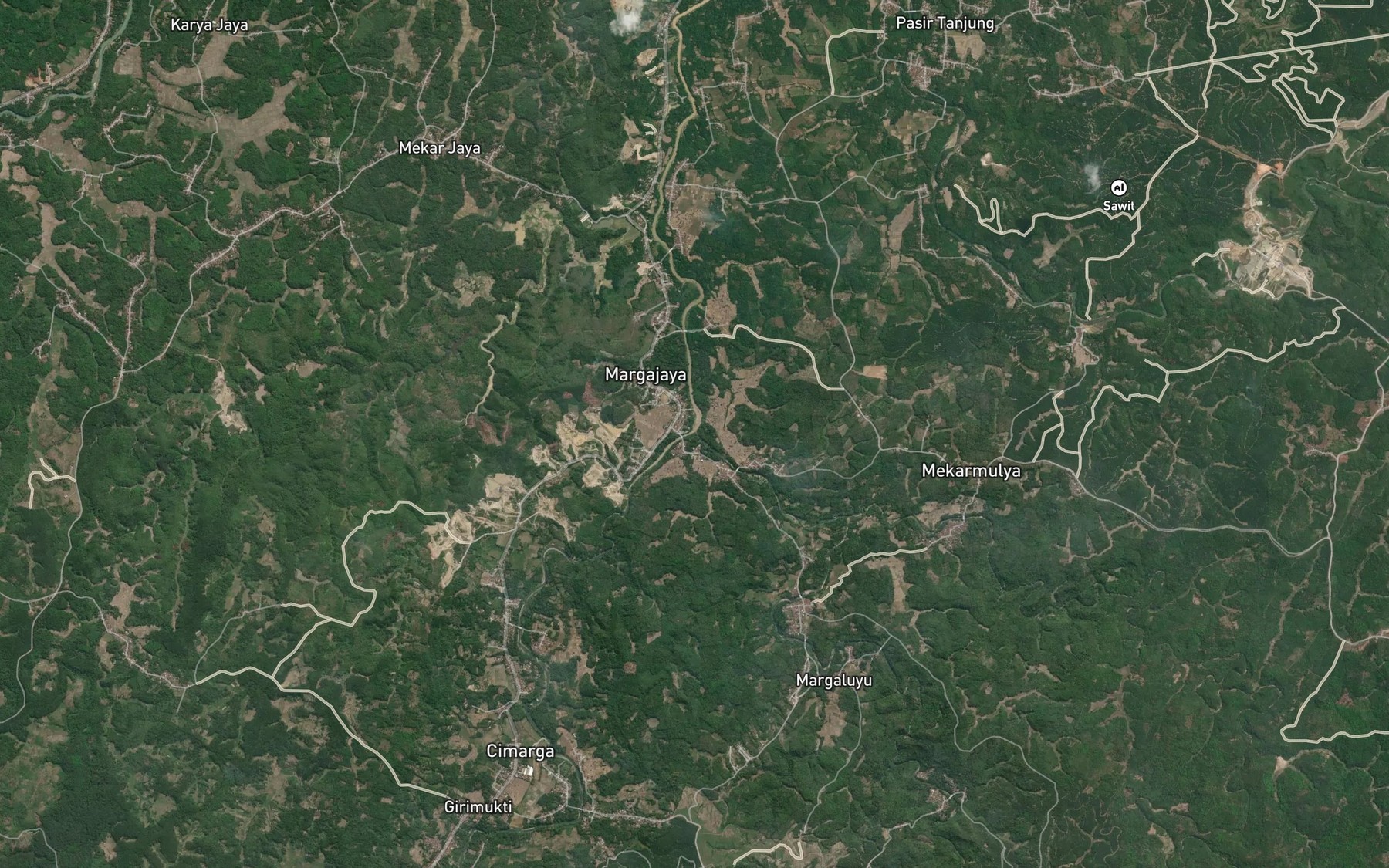 Satellite map of the Ci Simeut