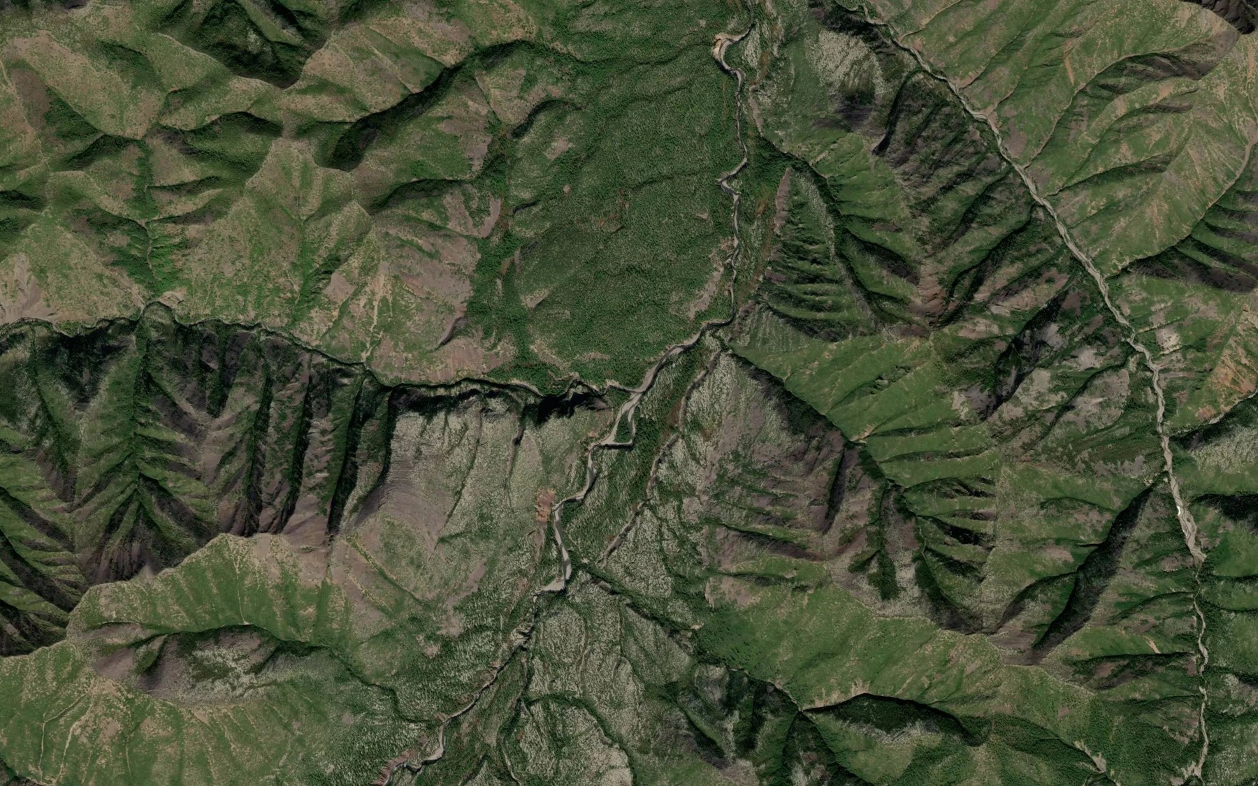 Satellite map of the Osypnaya