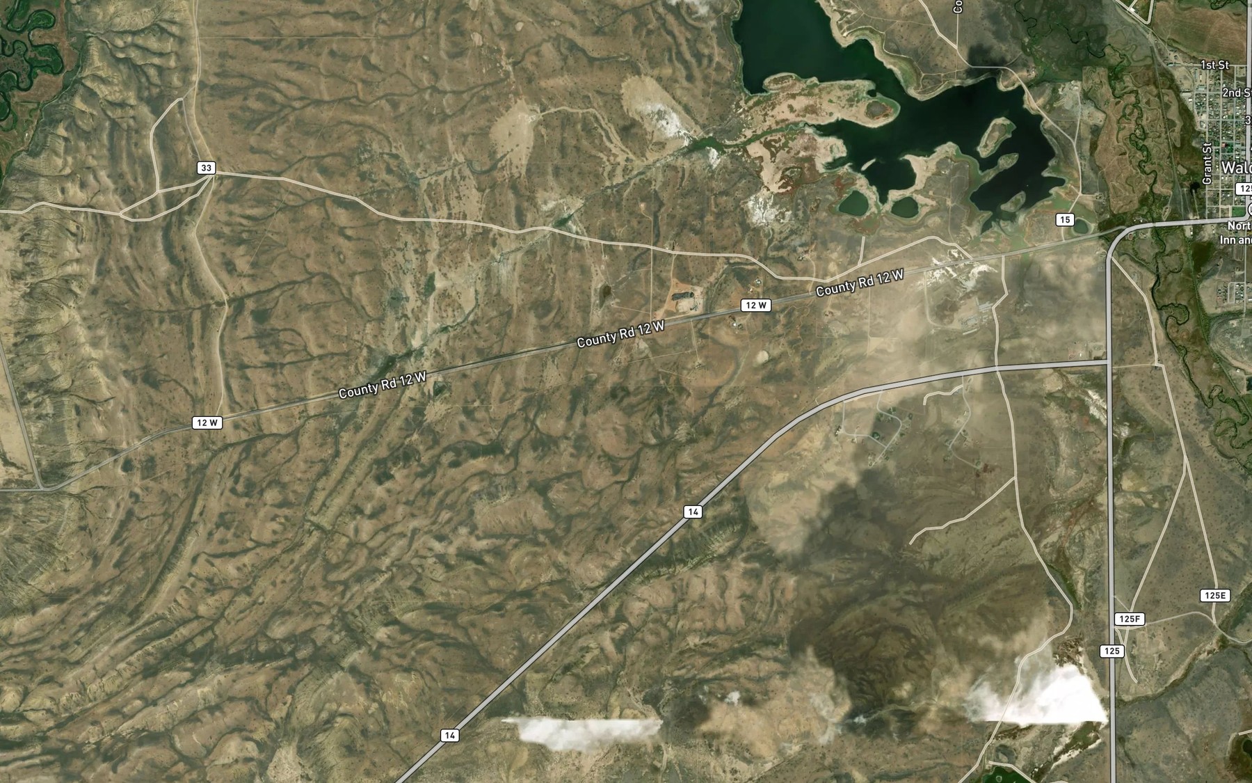 Satellite map of the Green Spring