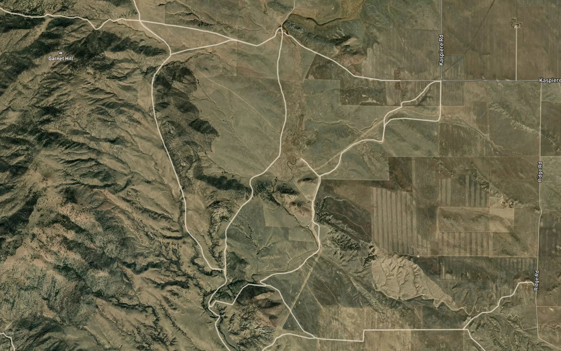 Satellite map of the Woodworth Spring