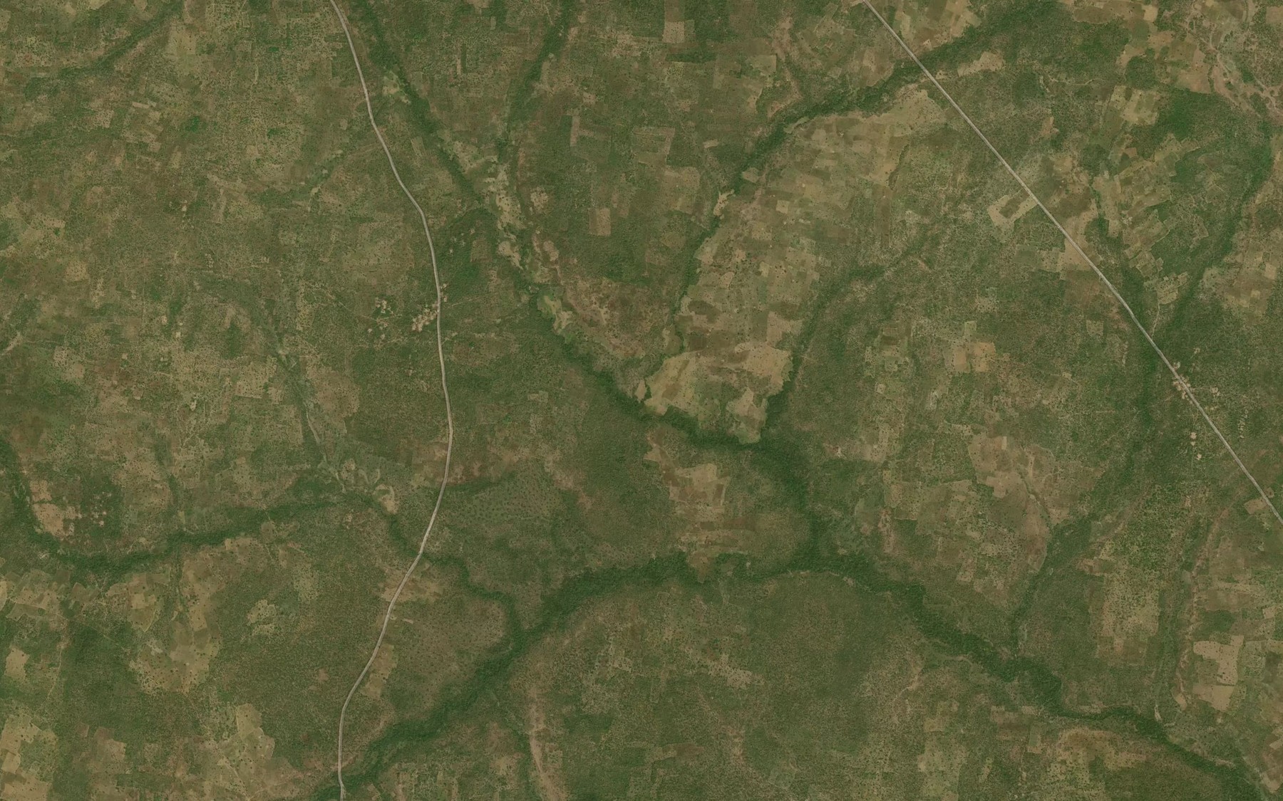 Satellite map of the River Basa