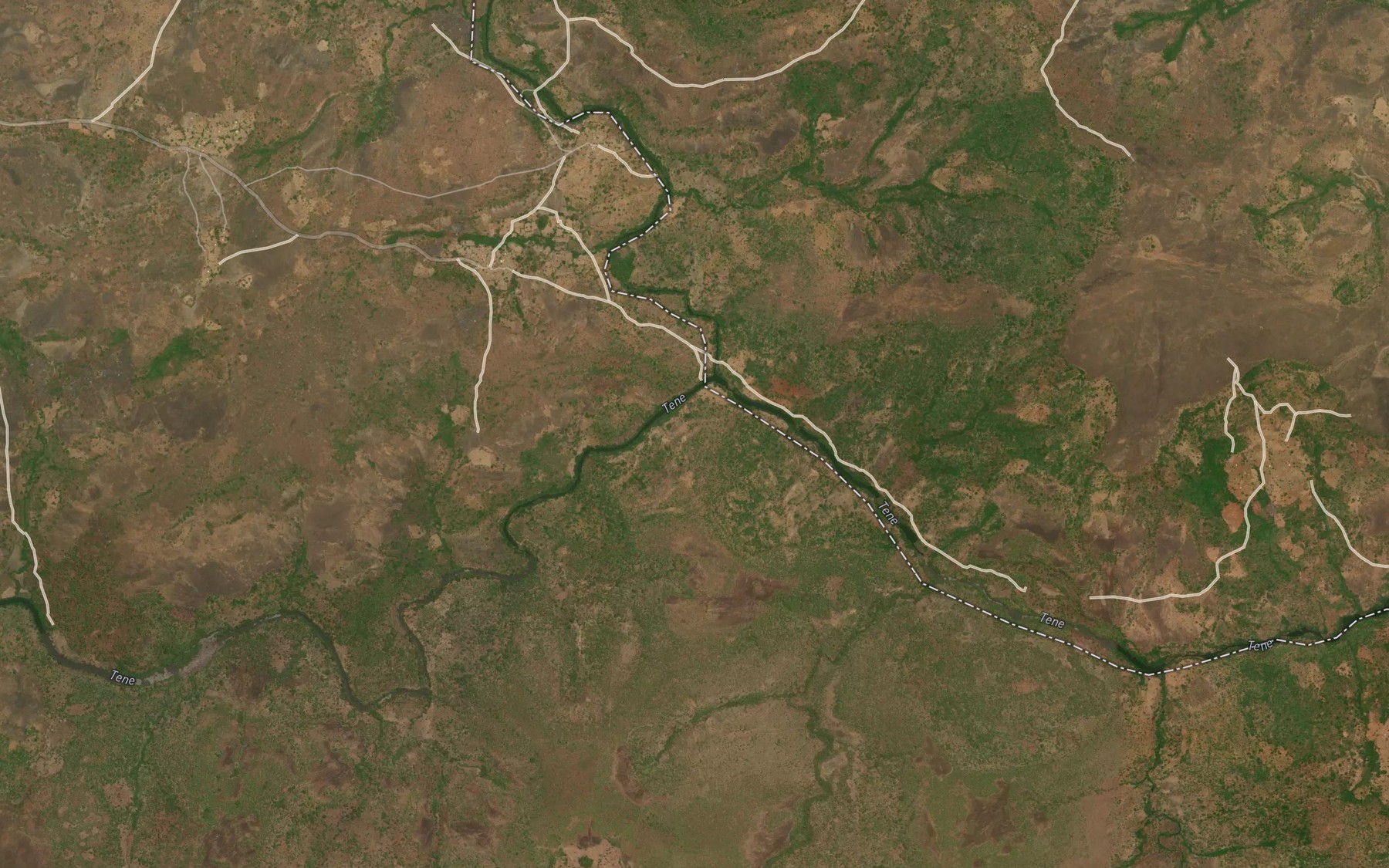 Satellite map of the Tene