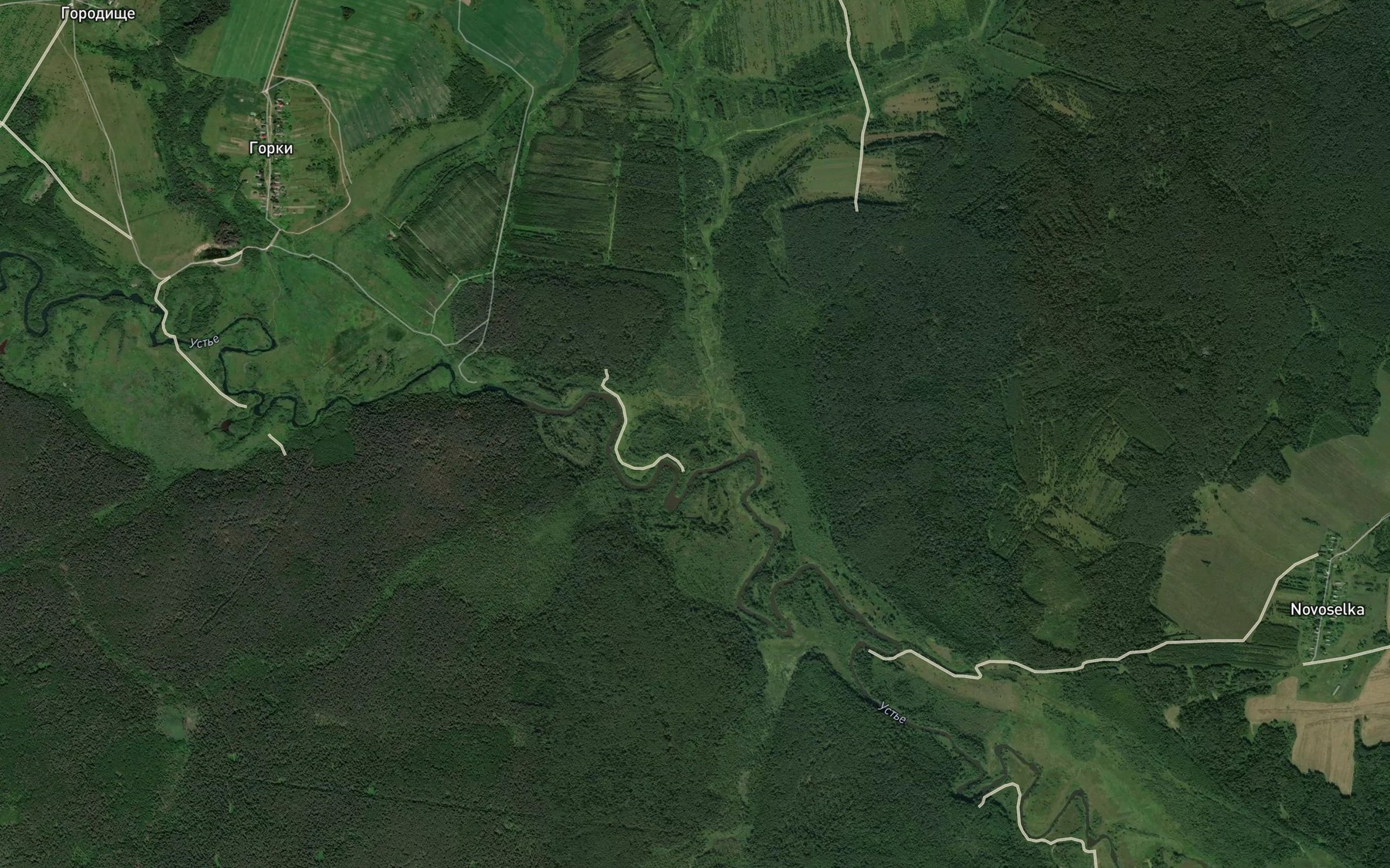 Satellite map of the Lekhta