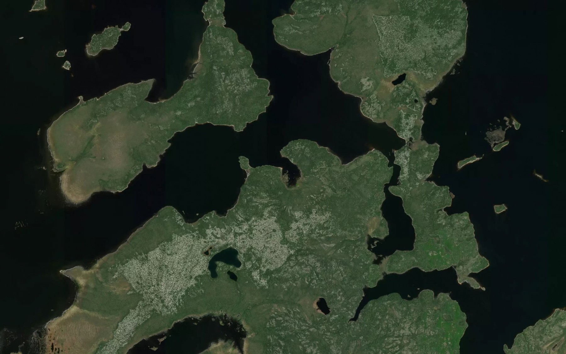 Satellite map of the Lac Kapakwasi