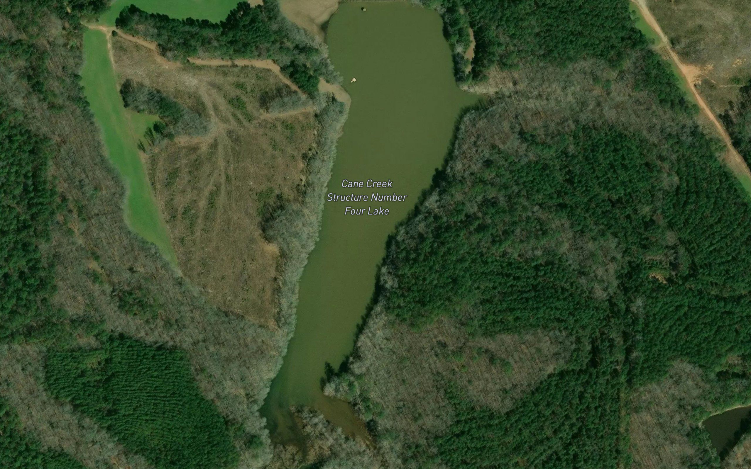 Cane Creek Structure Number Four Lake