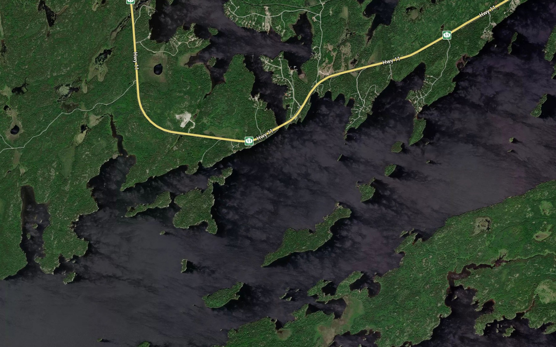 Satellite map of the Swell Bay