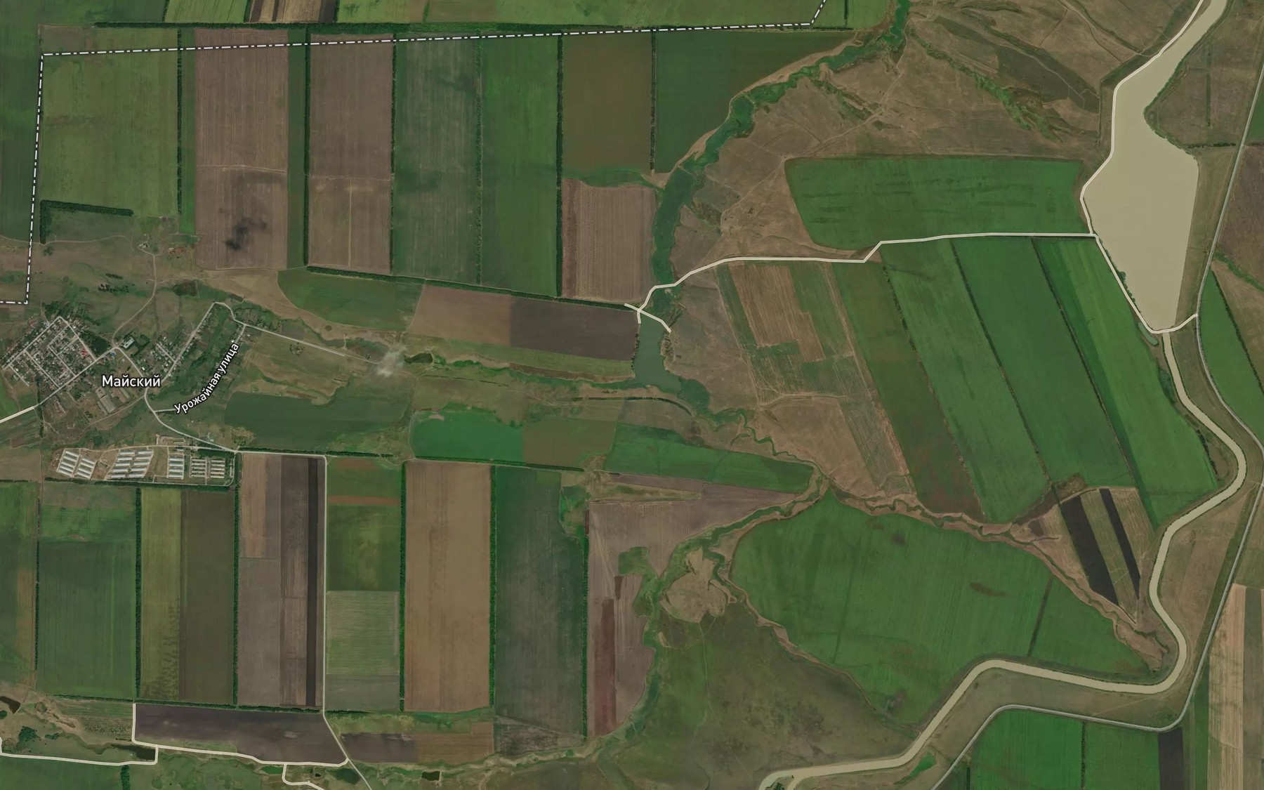 Satellite map of the Redanka