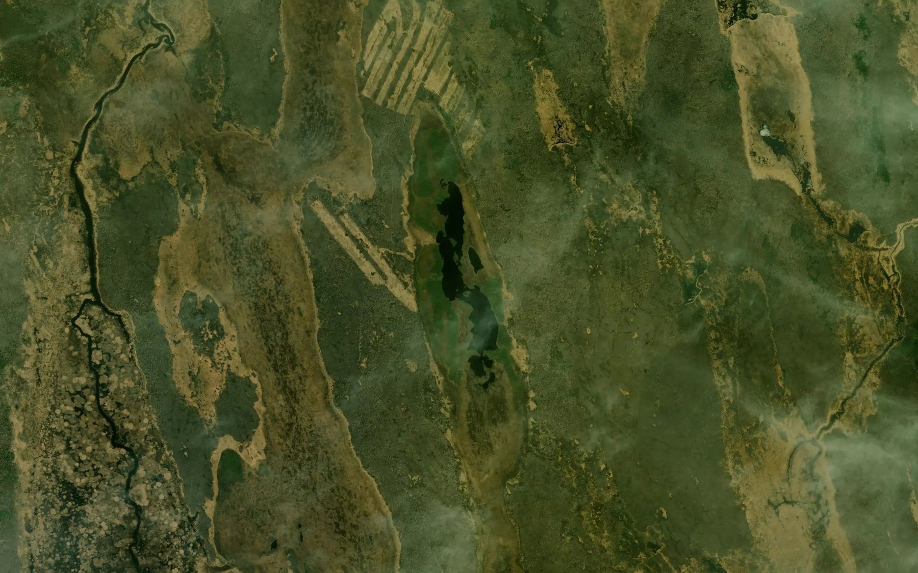 Satellite map of the Agents Lake