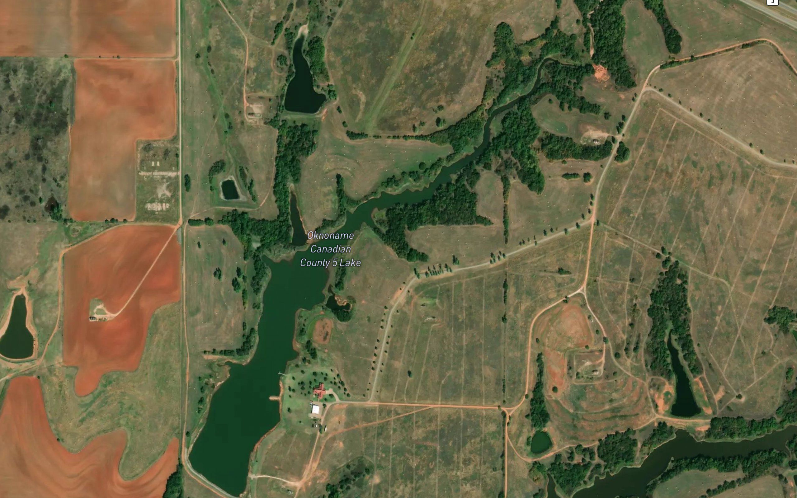 Oknoname Canadian County 5 Lake