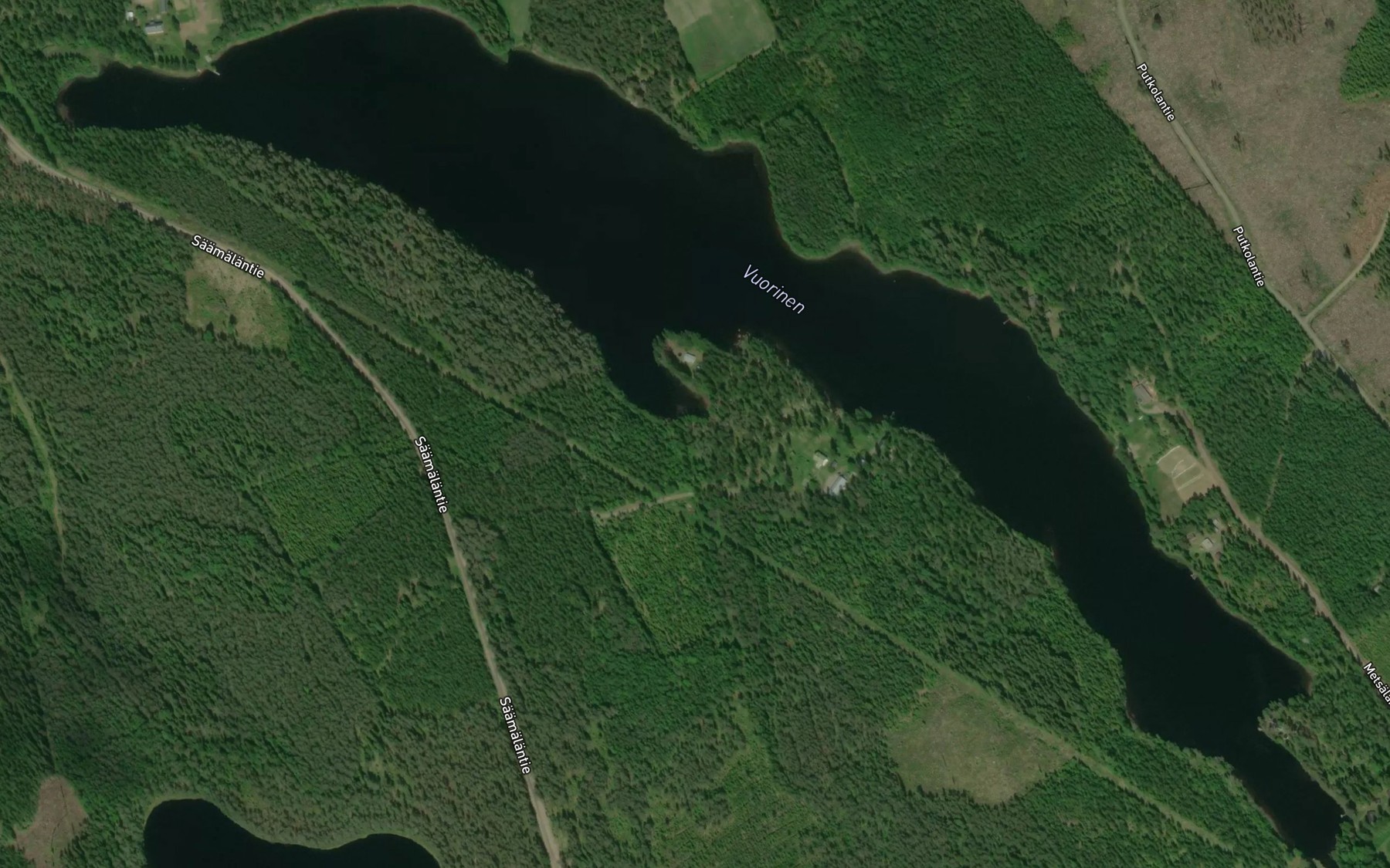 Satellite map of the Vuorinen