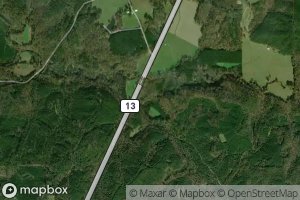Satellite map of the Isom Creek