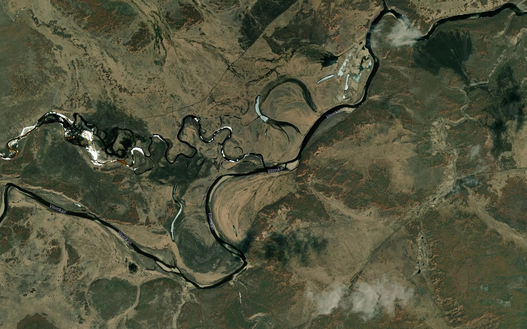 Satellite map of the Ikat