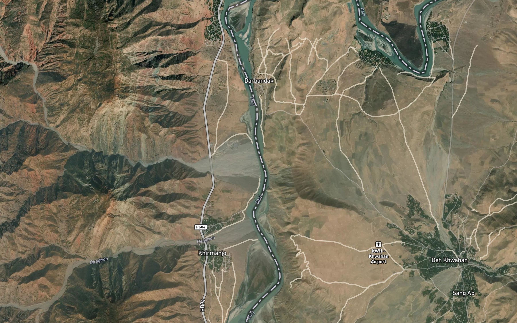 Satellite map of the Shurovak