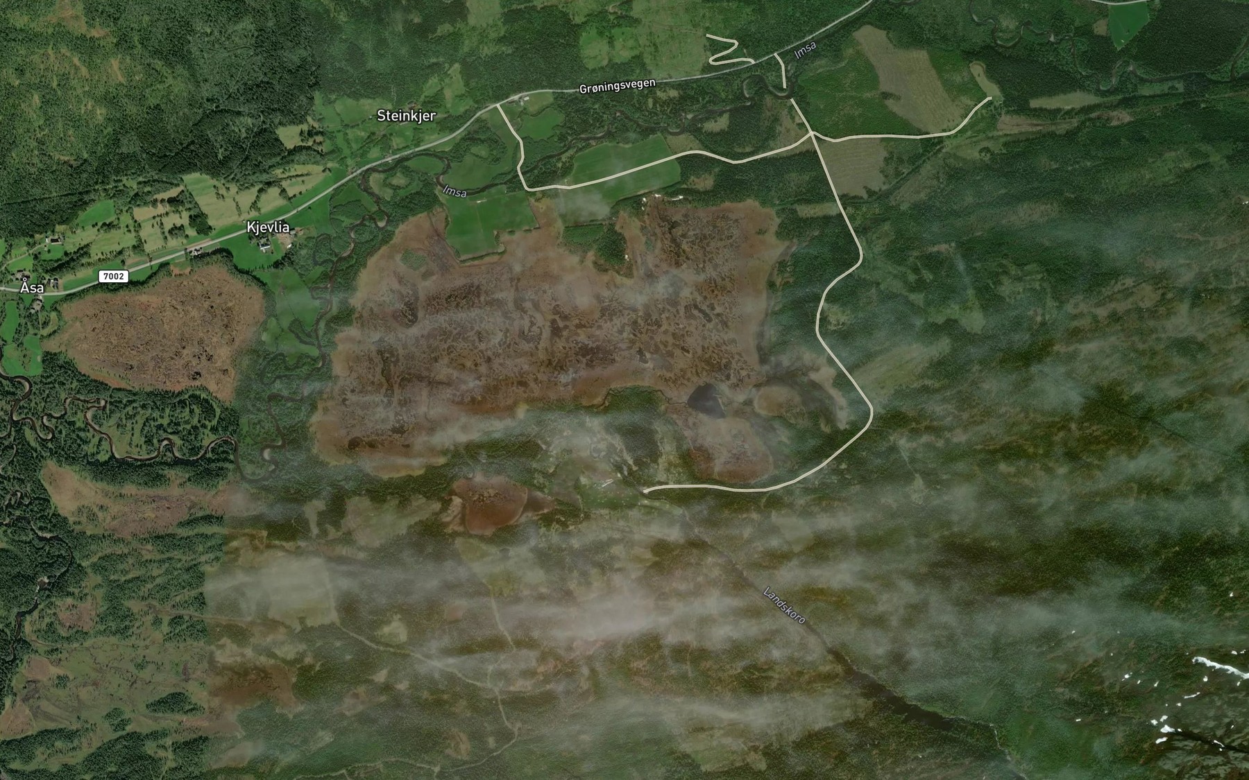 Satellite map of the Satjonnbekken