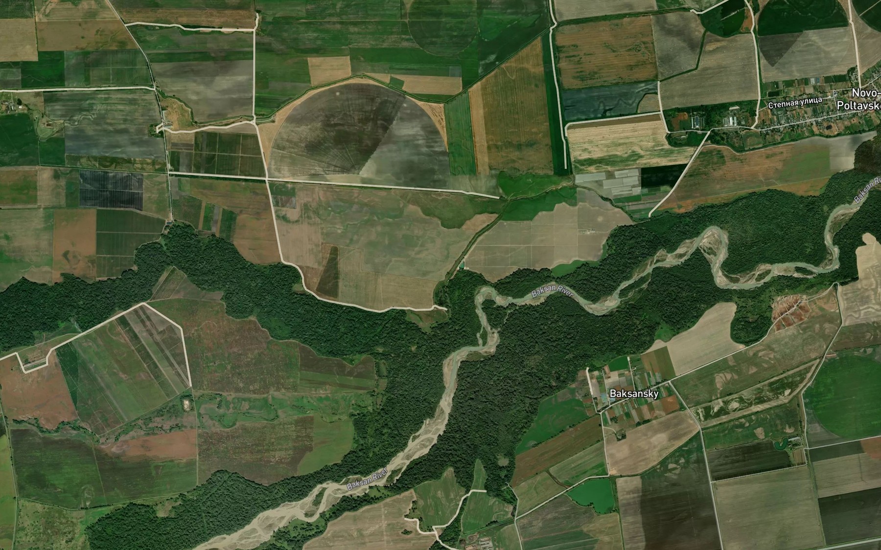 Satellite map of the Geduko