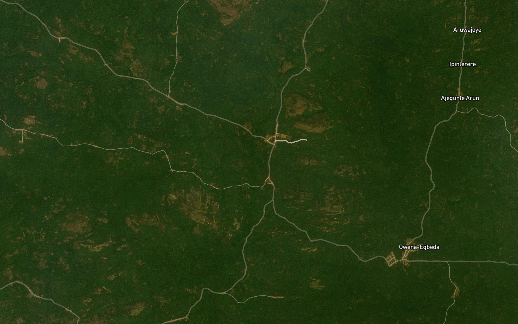 Satellite map of the River Owo