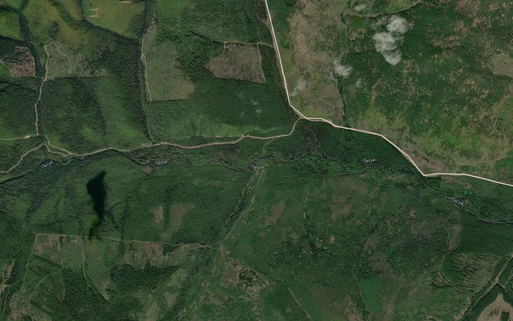 Satellite map of the Soel'