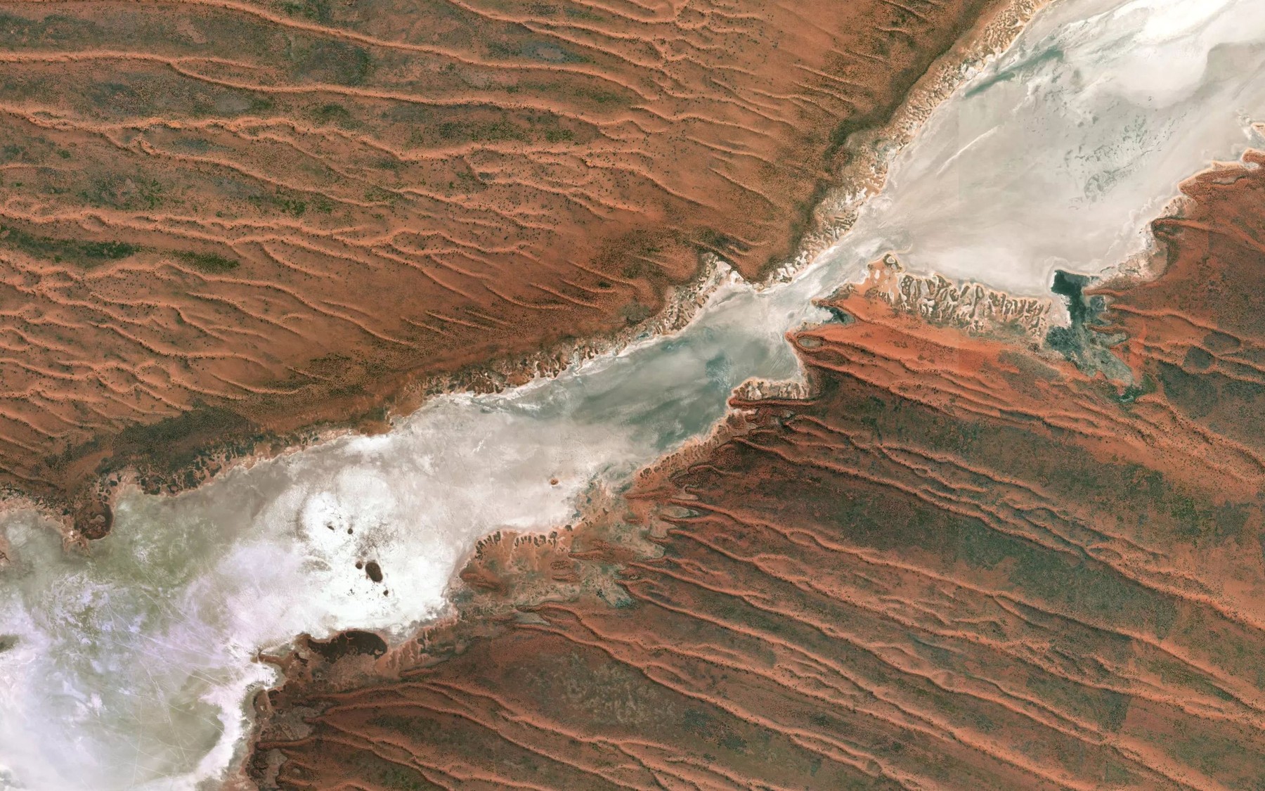 Satellite map of the Lake George