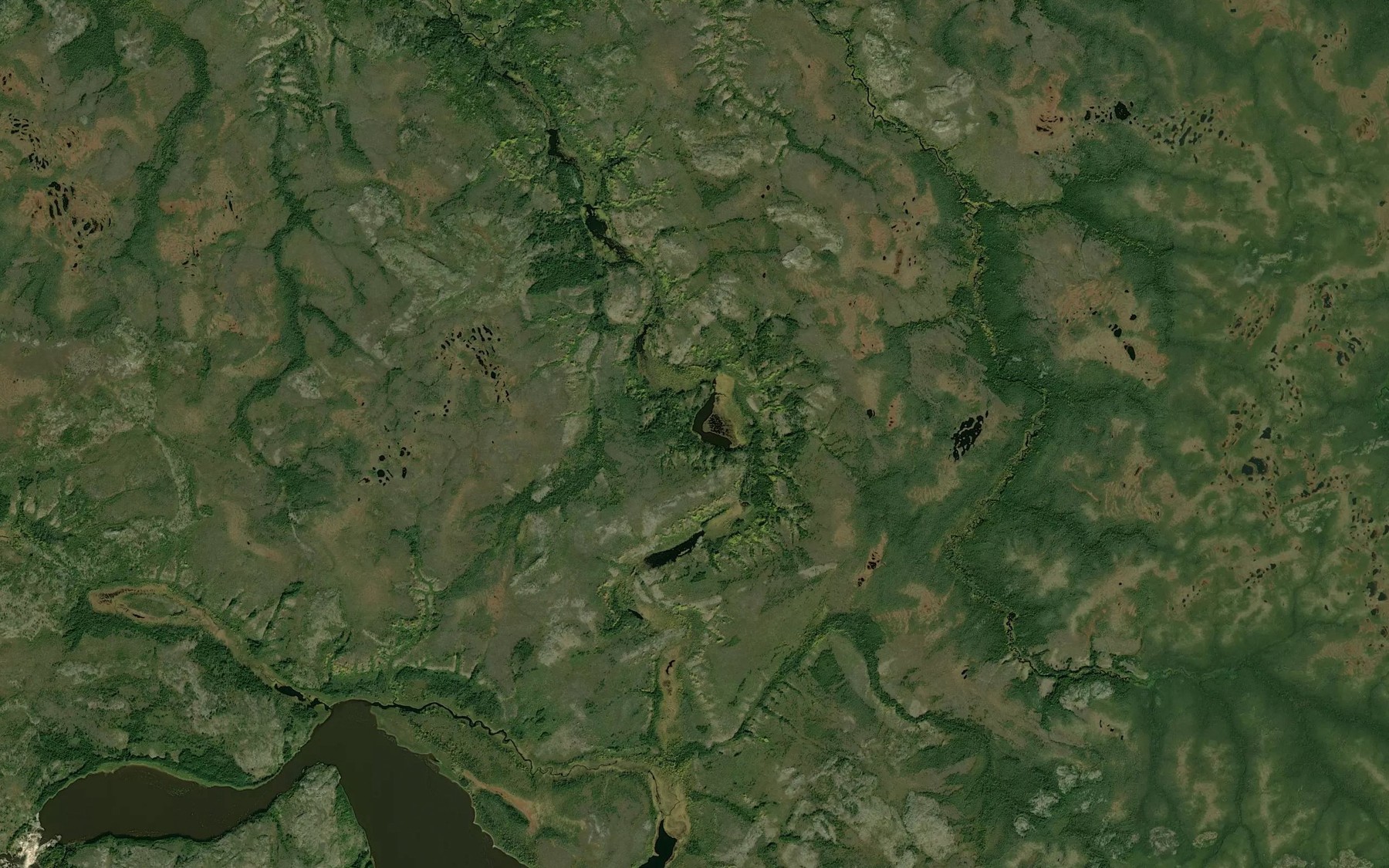Satellite map of the Lac Kapimhyamakach Kapachitich