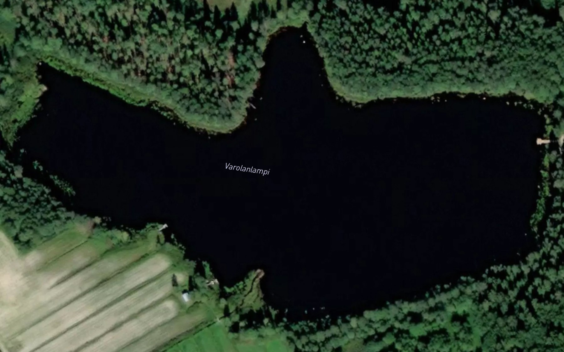 Satellite map of the Varolanlampi