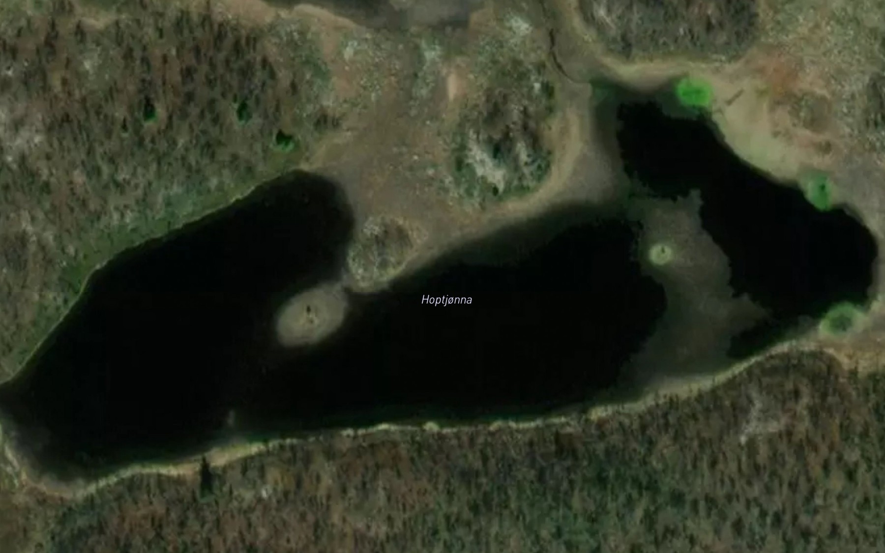 Satellite map of the Hoptjorna