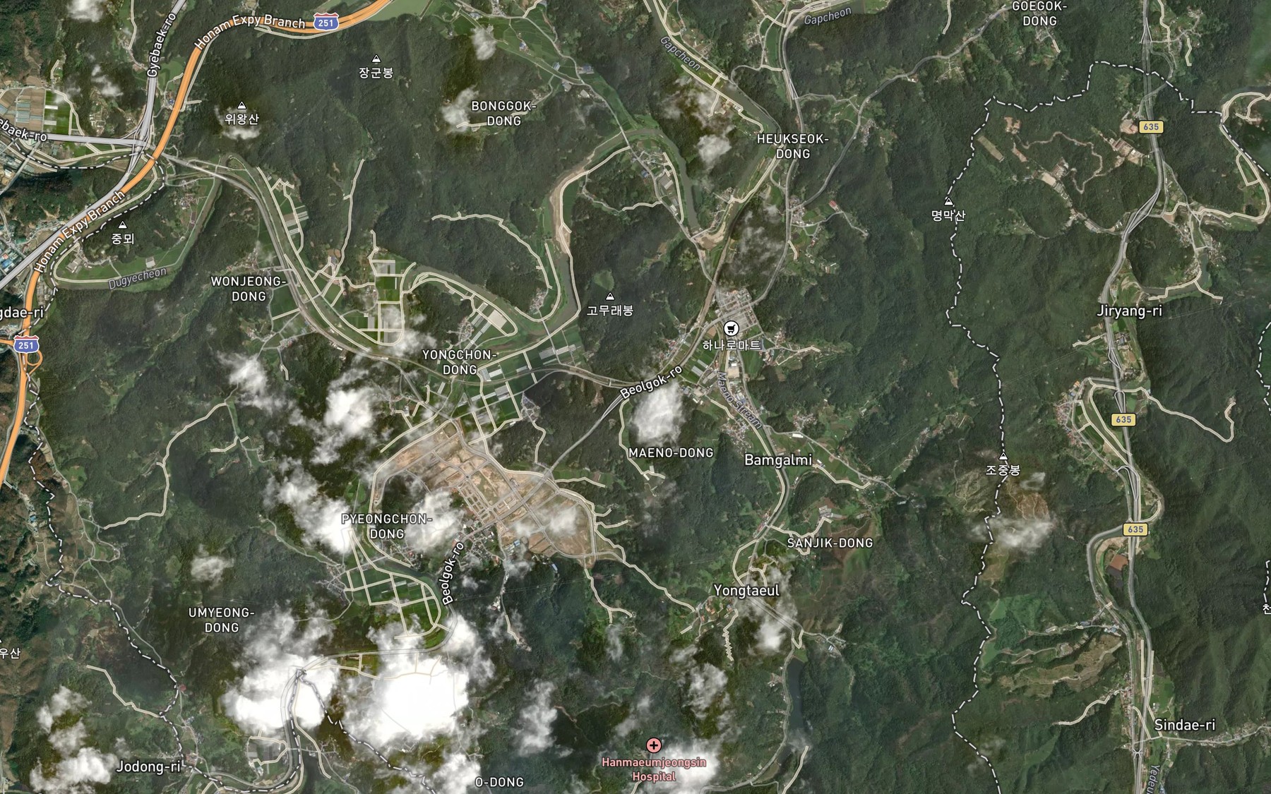 Satellite map of the Seokgogaebangjuk