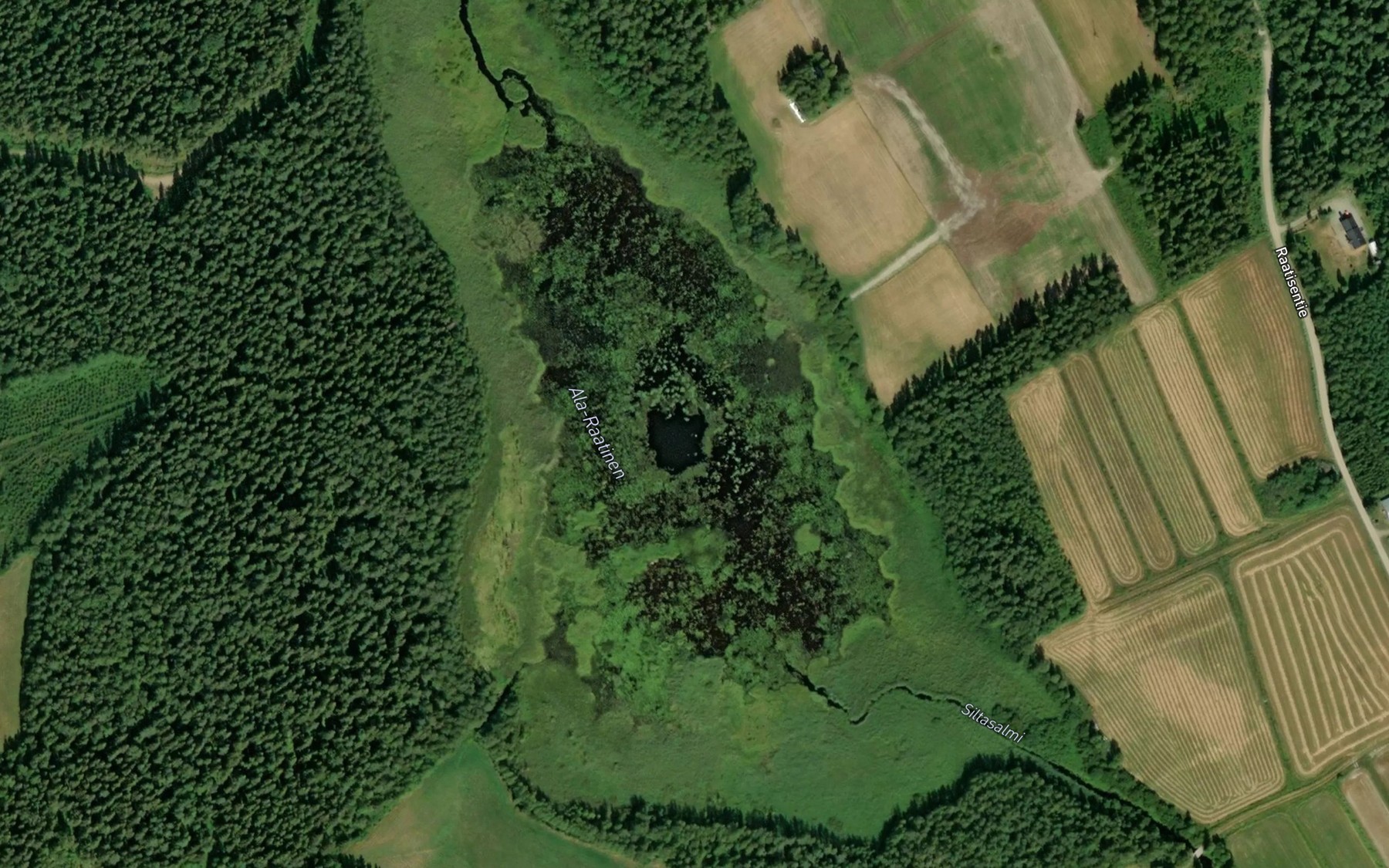 Satellite map of the Ala-Raatinen