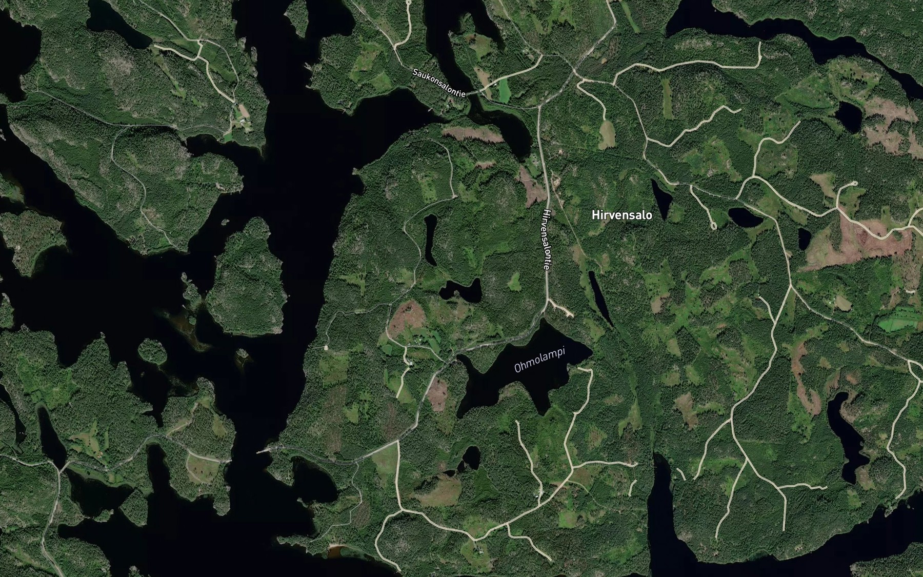 Satellite map of the Sopukkalampi