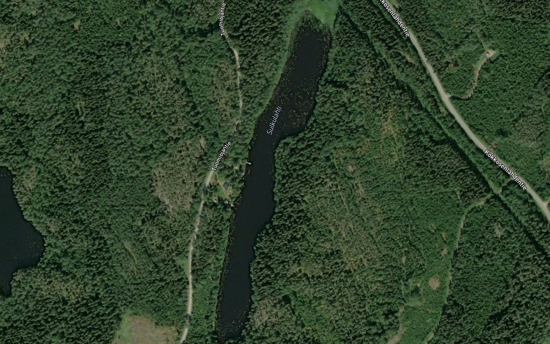 Satellite map of the Sulkulahti