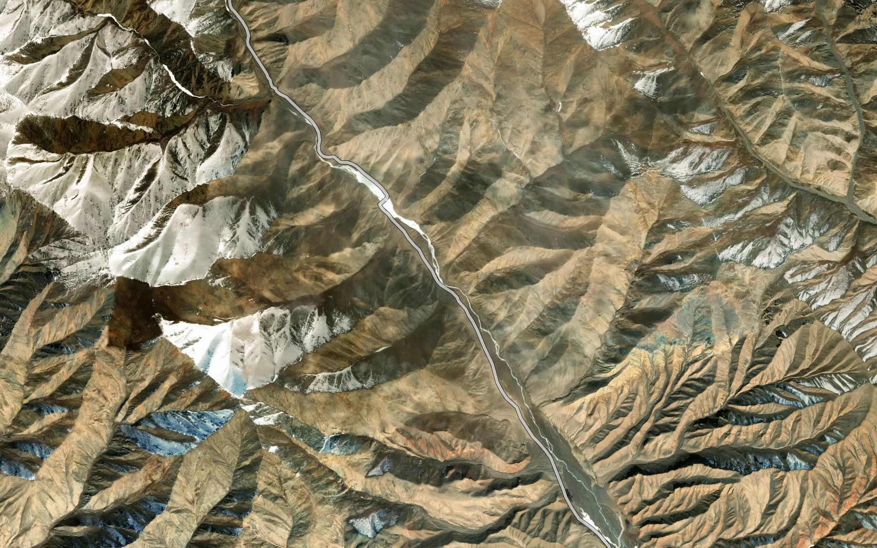 Satellite map of the Kichi-Uzengegush