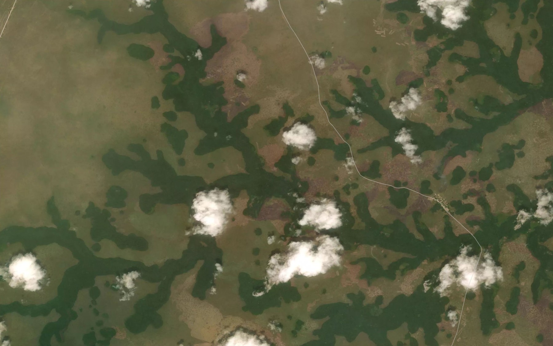 Satellite map of the Lebomo
