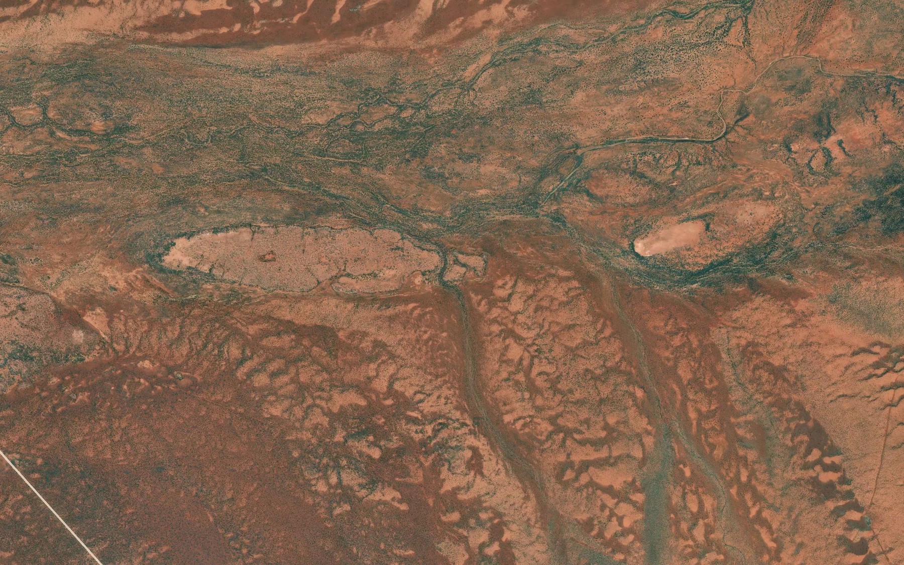 Satellite map of the Bubbagundy Creek
