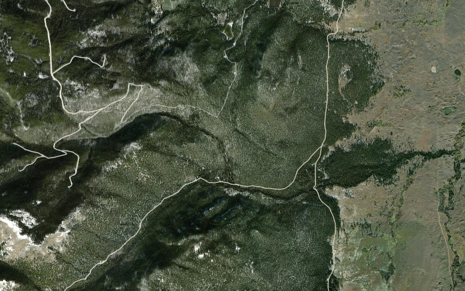 Satellite map of the Chipuin Creek