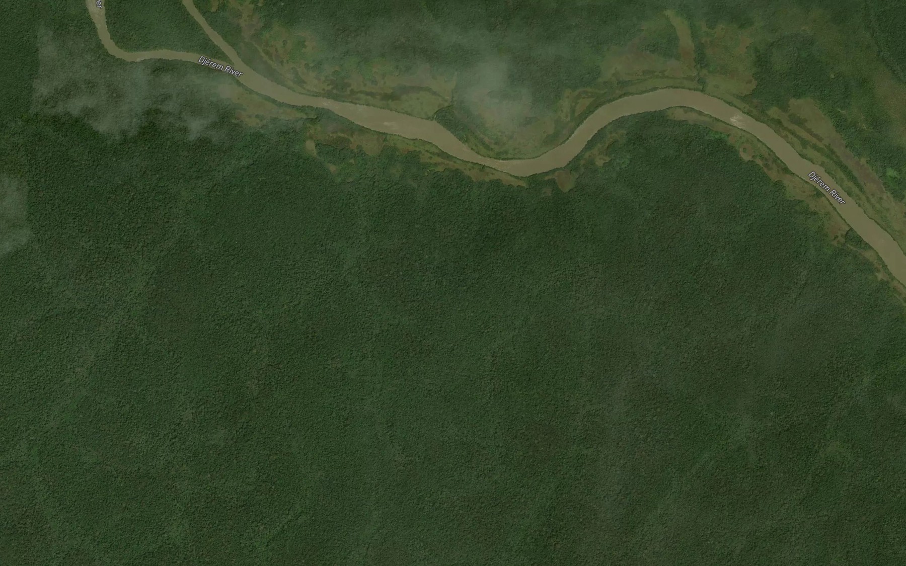 Satellite map of the Mekie