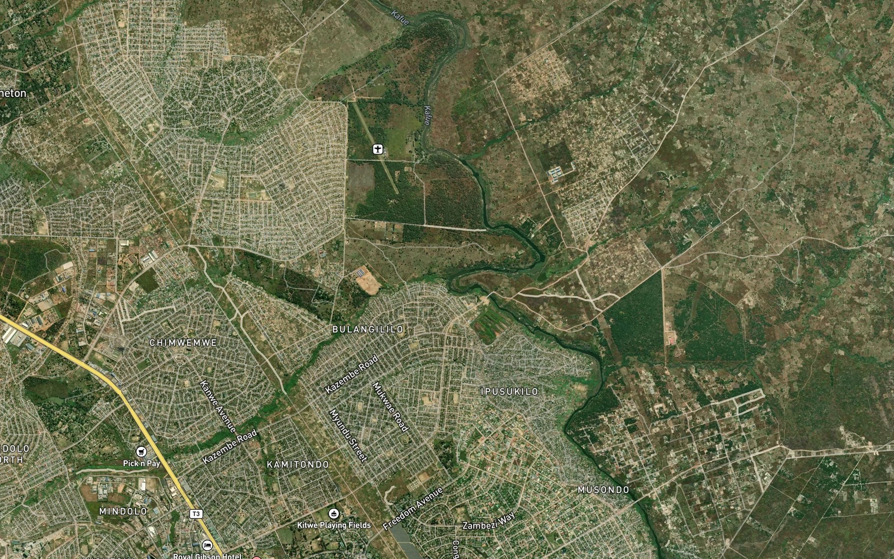 Satellite map of the Mindolo