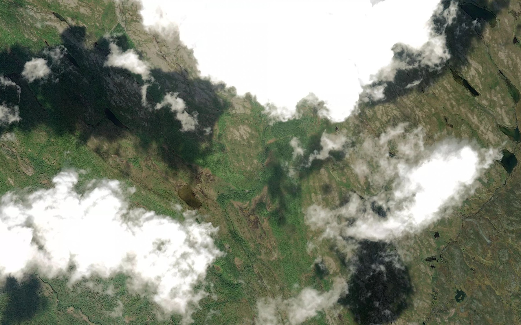 Satellite map of the Sarvesjakka