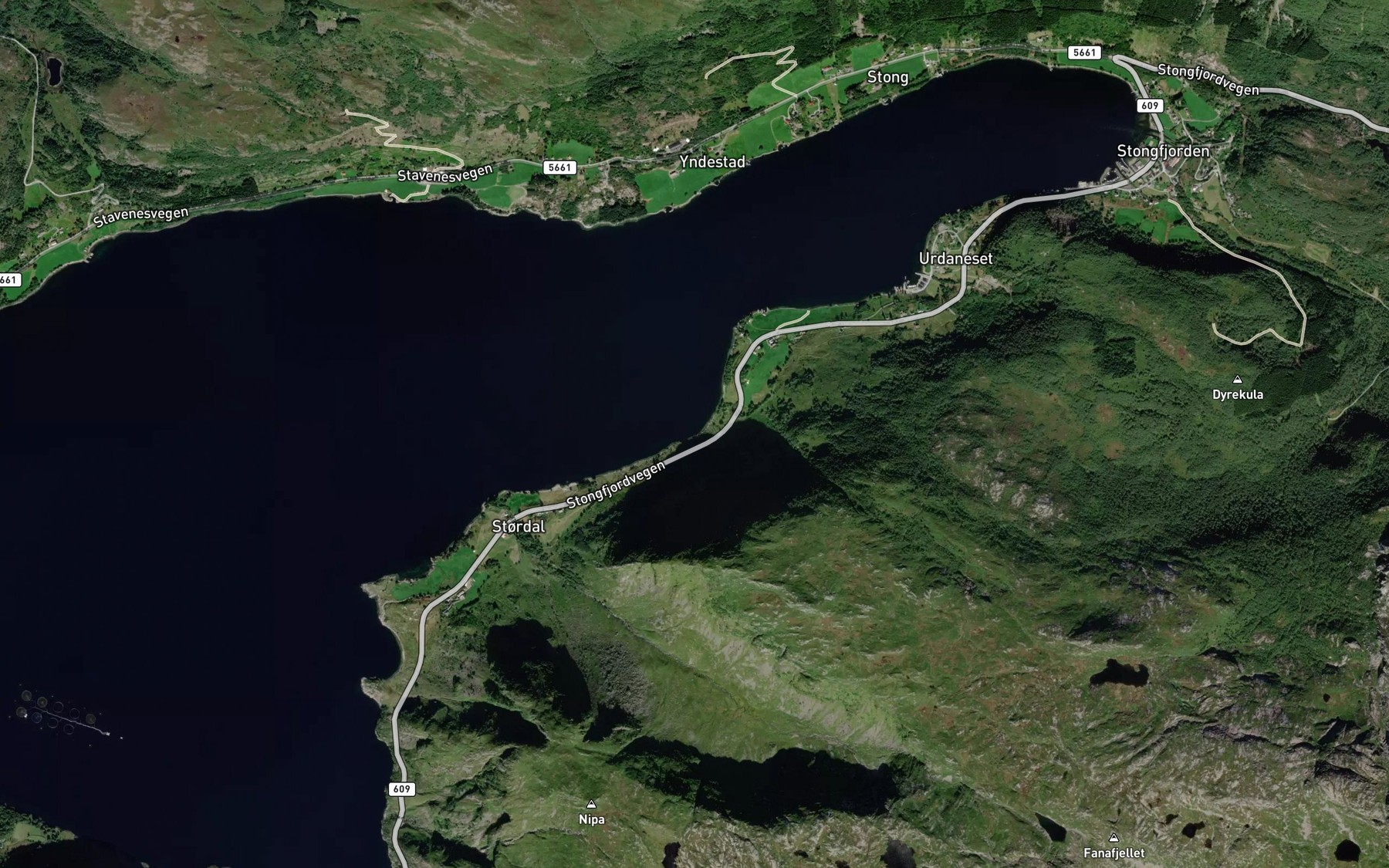 Satellite map of the Ytstevika